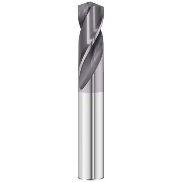 2-Flute - 135° Point - 1500 Notched Cam Point Drills, FC7, RH Spiral, Notched, Stub, 19/64, Fullerton Tool, Mfr#: 13311